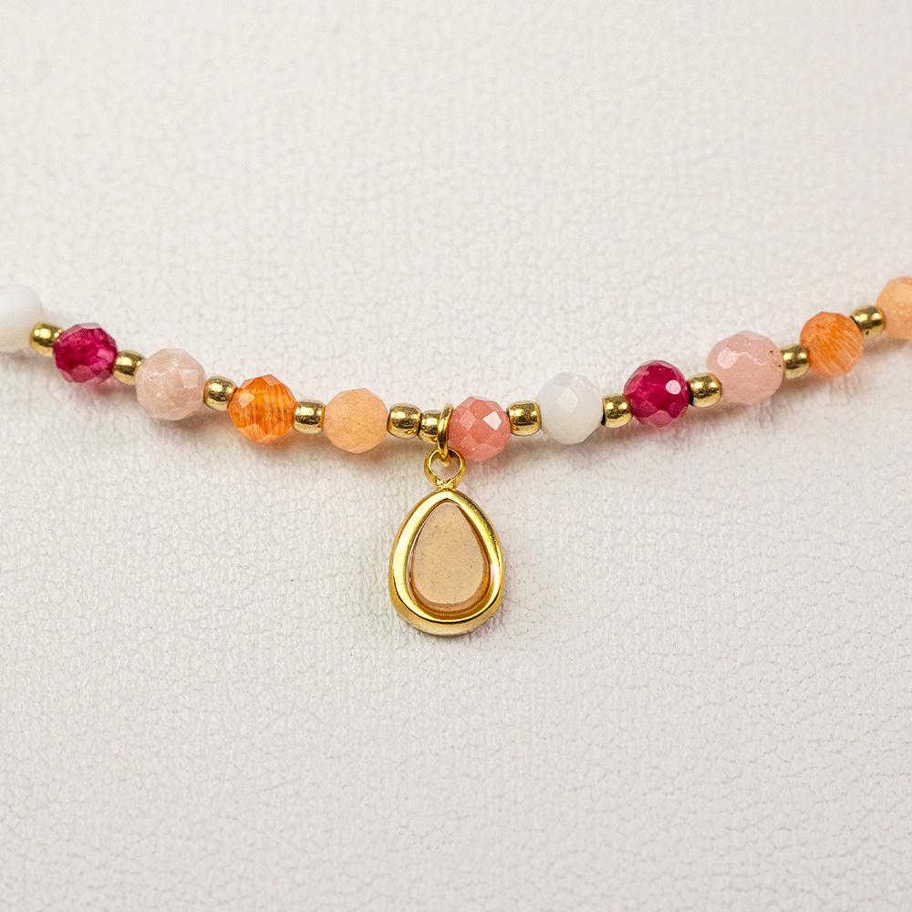 Collana girocollo KLK con pietre - immagine 3