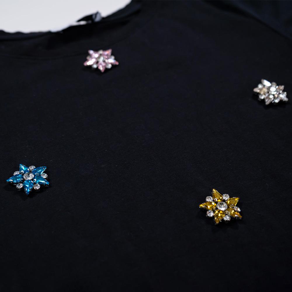 T-shirt Stelle multicolor - immagine 4
