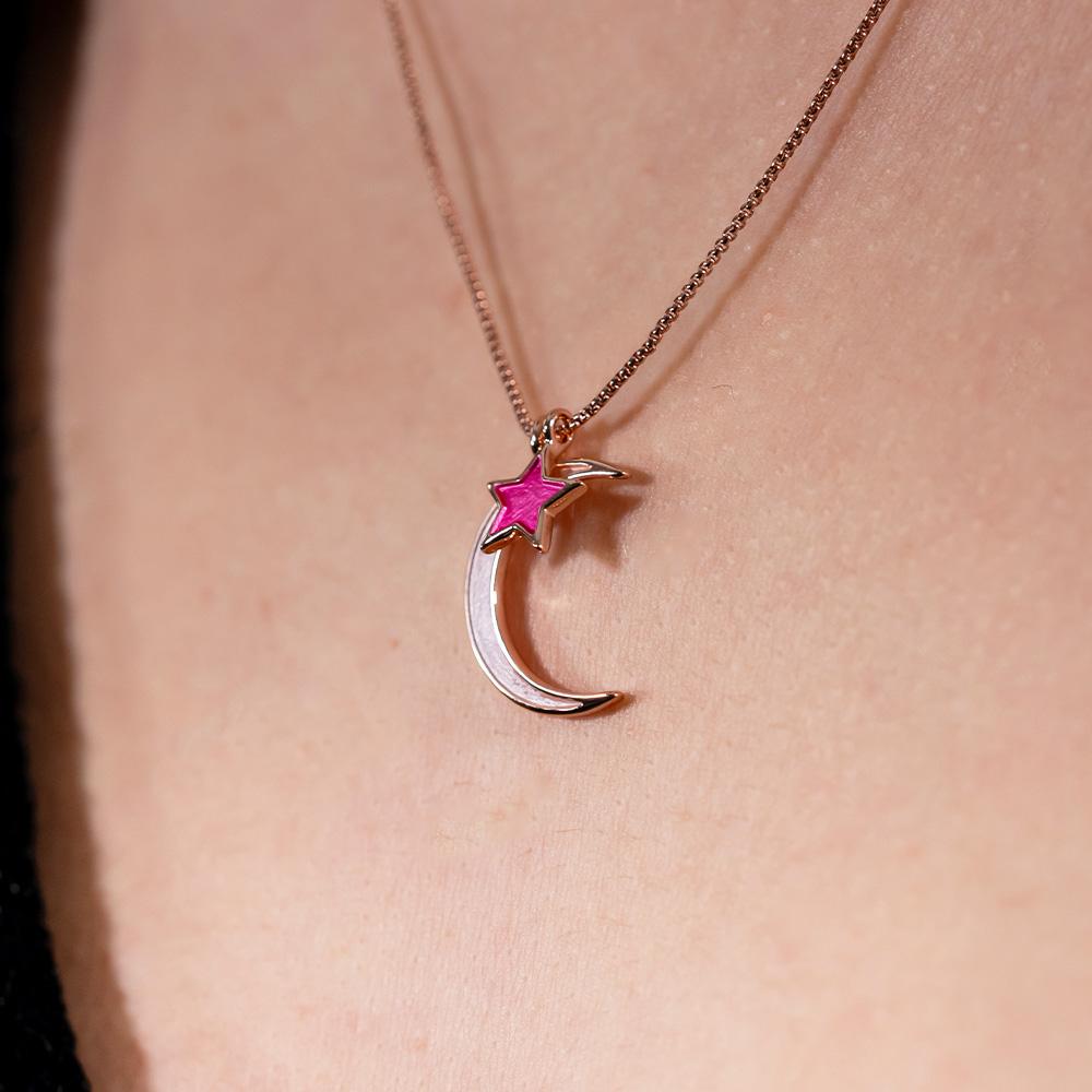 Collana regolabile KLK con mezzaluna e stella - immagine 4